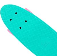 Детский городской мини скейт Пенни Борд Penny My Go Fish Skateboards Mint 22", Скейтборд MS-0848 со светящимися колесами для детей и подростков