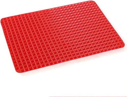 Антипригарний силіконовий килимок для випічки Pyramid Pan Fat-Reduction Silicone Cooking Mat, Деко для гриля і запікання, Підставка під гаряче