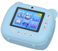 Дитячий фотоапарат з миттєвим друком DIY Instant Digital Camera M3 3 в 1 цифрова камера полароїд для фото і відео на акумуляторі Блакитний