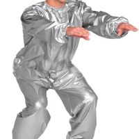 Костюм сауна для схуднення Sauna Suit термо костюм Сауна Сьют схуднення з ефектом сауни, Костюм-сауна весогонка для зганяння ваги жиросжигания Сірий