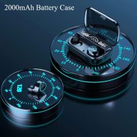 Бездротові Bluetooth навушники Newest M10 з led дисплеєм і індикатором заряду Black чорні сенсорні з екраном TWS М10 C powerbank Earbuds