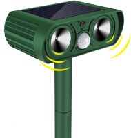 Ультразвуковий відлякувач тварин кротів і гризунів Solar Pest Reppeler ZF-858 на сонячній батареї, акумуляторний прилад кротовідпугіватель