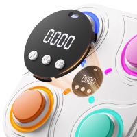 Настінний музичний тренажер для боксу Music Boxing Machine STC-25 з музикою з LED RGB підсвічуванням, Настінна боксерська мішень XL - 977 для дітей