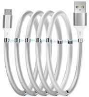 Магнитный зарядный кабель MagLink 7612 USB Micro-USB 1 метр для зарядки телефона, Вечный шнур зарядка SuperCalla Cable 100 см с магнитными вставками