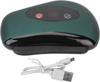 Скребковий масажер для ліфтингу обличчя Scraping Board Gua Sha LY-401, Дренажний вібраційний скребок з підігрівом для всього тіла на акумуляторі