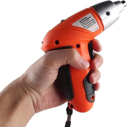Беспроводная электроотвертка Tools Tuoye Cordless Screw, Аккумуляторный мини шуруповерт с 4 битами и адаптером, Электро отвертка 4 биты в комплекте
