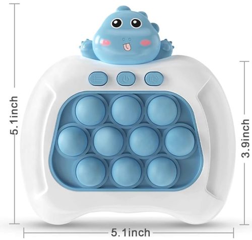 Дитяча іграшка головоломка Quick Pop It Baby Dragon Інтерактивна електронна приставка антистрес поп ІТ для зняття стресу на батарейках від 3-х років