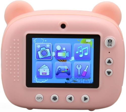 Дитячий фотоапарат з миттєвим друком DIY Instant Digital Camera M3 3 в 1 цифрова камера полароїд для фото і відео на акумуляторі Рожевий