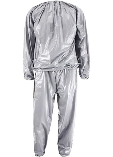Костюм сауна для схуднення Sauna Suit термо костюм Сауна Сьют схуднення з ефектом сауни, Костюм-сауна весогонка для зганяння ваги жиросжигания Сірий