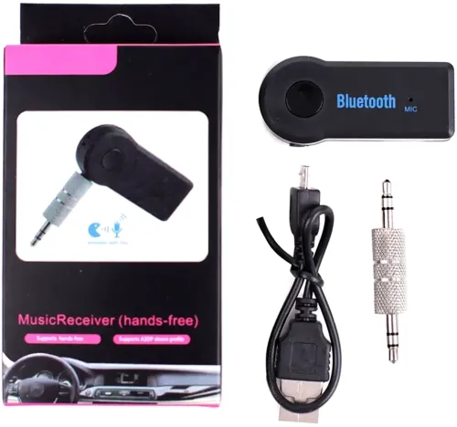 Автомобільний FM ресивер BT350D Car receiver Bluetooth AUX 3,5 мм бездротовий трансмітер для магнітоли, авто адаптер, модулятор в машину з блютуз