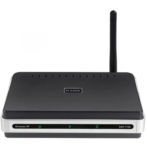 Бездротовий Wi-Fi Роутер маршрутизатор D-Link DAP - 1150 до 54 Мбіт / з 1 LAN порт, високошвидкісний Wifi роутер точка доступу до 54 Mb/s Чорний