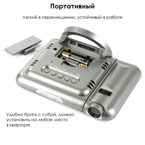 Настільний годинник з проектором часу Kronos DS-8190 метеостанція Color Screen Calendar