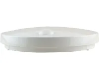 Настенный светодиодный светильник Sanso LED 15W-NW-SE с датчиком движения, потолочный аккумуляторный круглый фонарь BT001 4000K IP44 на стену Белый