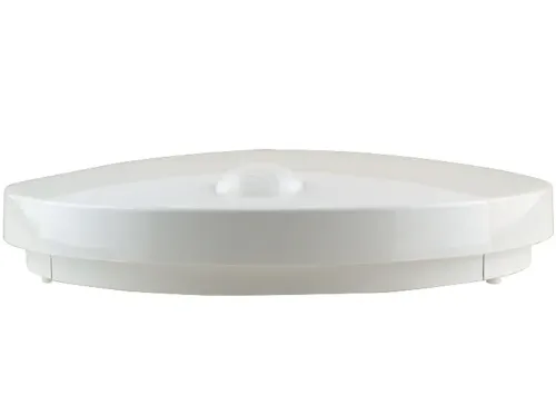 Настенный светодиодный светильник Sanso LED 15W-NW-SE с датчиком движения, потолочный аккумуляторный круглый фонарь BT001 4000K IP44 на стену Белый