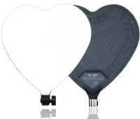 Світлодіодна лампа для фото у вигляді серця LED Light RL-500 30x49 см без штатива для фото і відео, Студійна селфи лампа відеосвітло 3 режими з пультом