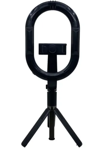 Телескопічна селфи палиця тринога Selfie Stick A8 з кільцевої LED лампою для селфи, Монопод 100 см з підсвічуванням з тримачем для телефону і пультом