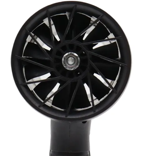Аккумуляторная воздуходувка фен Blower ETP LD18-21V для уборки снега и листьев с 2 аккумуляторами, Беспроводная дуйка для удаления пыли Черная