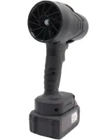 Аккумуляторная воздуходувка фен Blower ETP LD18-21V для уборки снега и листьев с 2 аккумуляторами, Беспроводная дуйка для удаления пыли Черная