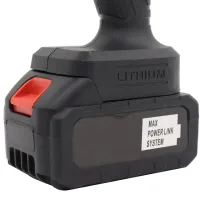 Аккумуляторная воздуходувка фен Blower ETP LD18-21V для уборки снега и листьев с 2 аккумуляторами, Беспроводная дуйка для удаления пыли Черная
