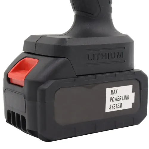Аккумуляторная воздуходувка фен Blower ETP LD18-21V для уборки снега и листьев с 2 аккумуляторами, Беспроводная дуйка для удаления пыли Черная