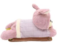 Мягкая игрушка Зайчик TaoBao двойная водяная муфта с подогревом для рук 500W, Электрическая грелка в форме зайчика для согревания рук от сети 220V