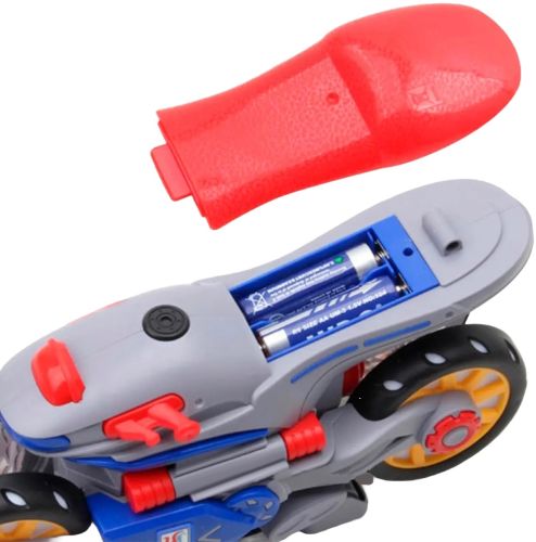 Интерактивная детская игрушка Мотоцикл трансформер YJToys YJ388-6 с музыкальными эффектами, Игрушечный музыкальный квадроцикл от батареек для детей
