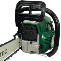 Бензинова ланцюгова пила Krafftec КRА-5800 7 к.с шина 45 см для обрізання дерев і розпилу дров, Бензопила Adeytos 18" дюймів 58см3 Зелена