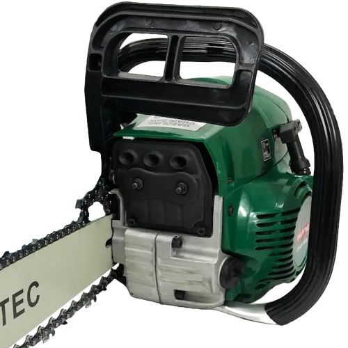 Бензинова ланцюгова пила Krafftec КRА-5800 7 к.с шина 45 см для обрізання дерев і розпилу дров, Бензопила Adeytos 18" дюймів 58см3 Зелена