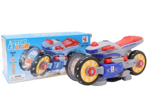 Интерактивная детская игрушка Мотоцикл трансформер YJToys YJ388-6 с музыкальными эффектами, Игрушечный музыкальный квадроцикл от батареек для детей