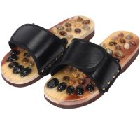 Масажні ортопедичні тапочки jade health Massage shoes BH-SMS-04 з акупунктурним ефектом для стоп ніг, шльопанці для масажу 36-45 Розмір чорні
