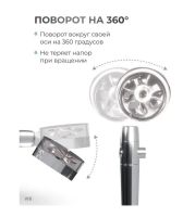 Душевая лейка с турбо вентилятором Turbocharged SV-26 вращающаяся на 360 градусов, насадка для душа турбовращением, турбо-лейка с рисунком воды