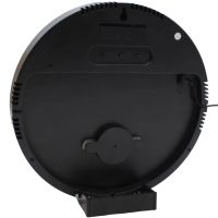 Електронний настінний годинник LED Wall Clock DS-3813L 26см з будильником і календарем, Цифровий круглий годинник зелений з білим на стіну від USB Чорні