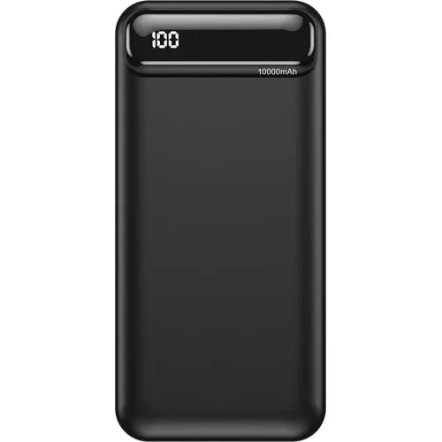 Внешний аккумулятор Borofone Power Bank BJ14D 50000mAh Black на 2 USB 22.5W и USB-C 20W, УМБ Повербанк батарея с ремешком для зарядки телефона Черный