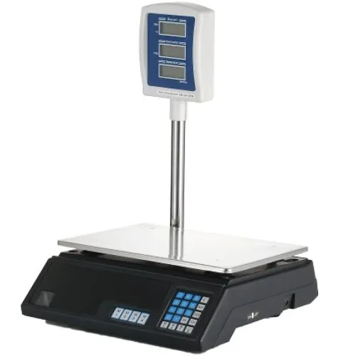 Торгові електронні ваги до 50 кг Domotec MS-308 зі стійкою MATARIX MX-411