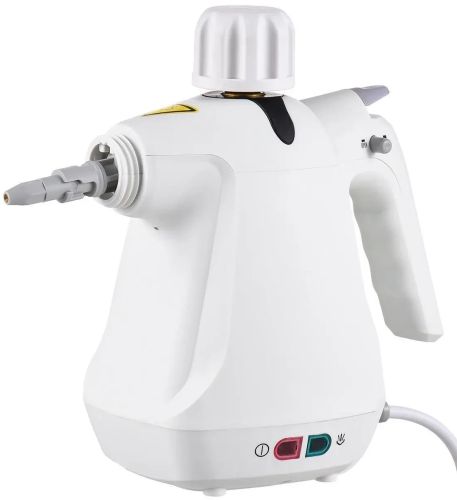 Вертикальний ручний паровий відпарювач Steam Cleaner TB958 з 6 насадками для прибирання, Пароочисник парогенератор Тобі DF-958 350мл від мережі