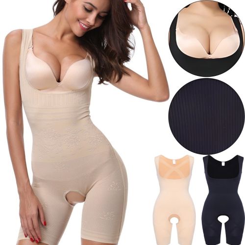 Професійне коригуючий білизна комбідрес Slim Shapewear жіночий стягуючий для схуднення і корекції фігури з бретельками S / M L / XL XXL / XXXL