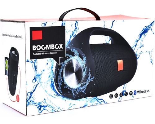Велика бездротова музична колонка T & G Booms Box Big червона з ручкою портативна акустика bluetooth в стилі Boombox USB AUX для Android IOS
