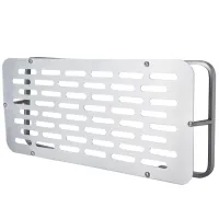Настенная прямая полка в ванную Storage Rack AND144 для принадлежностей, Навесной органайзер 30х13х5.5см держатель для ванной на стену Белая