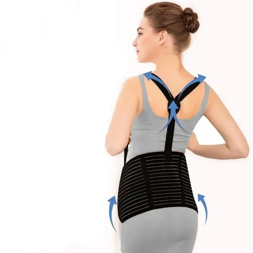 Бандаж для вагітних Pregnant woman stomach Lift belt 4 в 1 пояс з гумкою через спину, пояс-бандаж для подвійної підтримки живота і спини