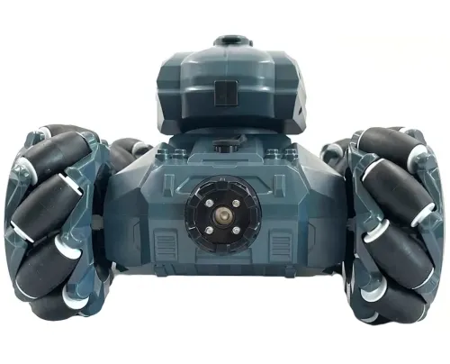 Дитячий всюдихід з кулеметом Tracked Tank Pank Shooter стріляє кульками на радіокеруванні від руки і пульта, акумуляторний танк 1500 mah Синій