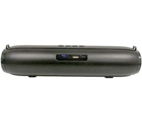 Беспроводная Bluetooth колонка Kimiso KM-203 10W с подсветкой для прослушивания музыки, Аккумуляторная блютуз акустика 1200mAh FM-радио AUX от USB