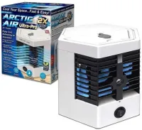 Настільний кондиціонер зі зволожувачем повітря Arctic Air Ultra Pro 2X 10W з підсвічуванням, Портативний охолоджувач повітря з функцією зволоження від USB