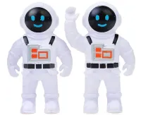 Конструктор космічний автотрек Outer Space Track LT243173 зі звуковими ефектами і світлом з шатлом, мостом і космонавтами 888-86 42 деталі Білий
