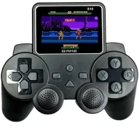 Ігрова міні ретро приставка геймпад Gamepad Jetson SEGA S10 на 520 вбудованих ігор, Бездротова консоль з екраном 2.4 LCD від акумулятора Чорна