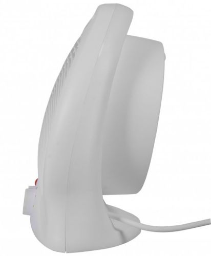 Електричний тепловентилятор Domotec MS-5902 2000W дуйка 3 режими з ручкою, підлоговий обігрівач Домотек MS5902 2000 Вт на 22 кв. м. Білий