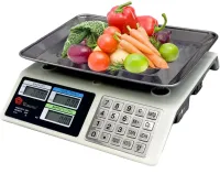 Торгові електронні ваги Domotec MS-982S від 5 гр до 50 кг Metal Button з металевими кнопками MX-414