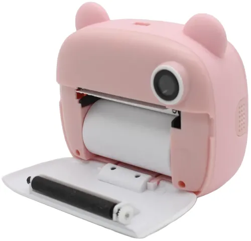 Дитячий фотоапарат з миттєвим друком DIY Instant Digital Camera M3 3 в 1 цифрова камера полароїд для фото і відео на акумуляторі Рожевий