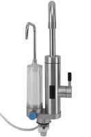 Проточний водонагрівач Faucet ZSWK-D02 з LCD дисплеєм з фільтром для очищення води, електричний нагрівач у вигляді крана 220V нижнє підключення