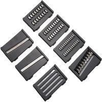 Овочерізка Wet Basket Vegetable Cutter 9 в 1 набір насадок для нарізки овочів і фруктів, Ручна обертається терка-овочерізка мультислайсер з кошиком