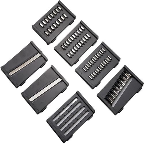 Овочерізка Wet Basket Vegetable Cutter 9 в 1 набір насадок для нарізки овочів і фруктів, Ручна обертається терка-овочерізка мультислайсер з кошиком